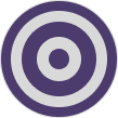 icon of a target representing goals