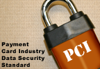 image of a padlock with PCI on it for security ad